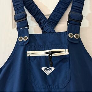 Roxy womens snow bib pants snowboarding size large blue